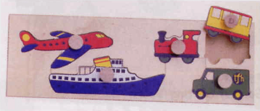 PS049 Transport Sorting Puzzle Board