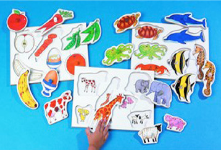 PS070b Food Lift and Look Jigsaw Puzzle